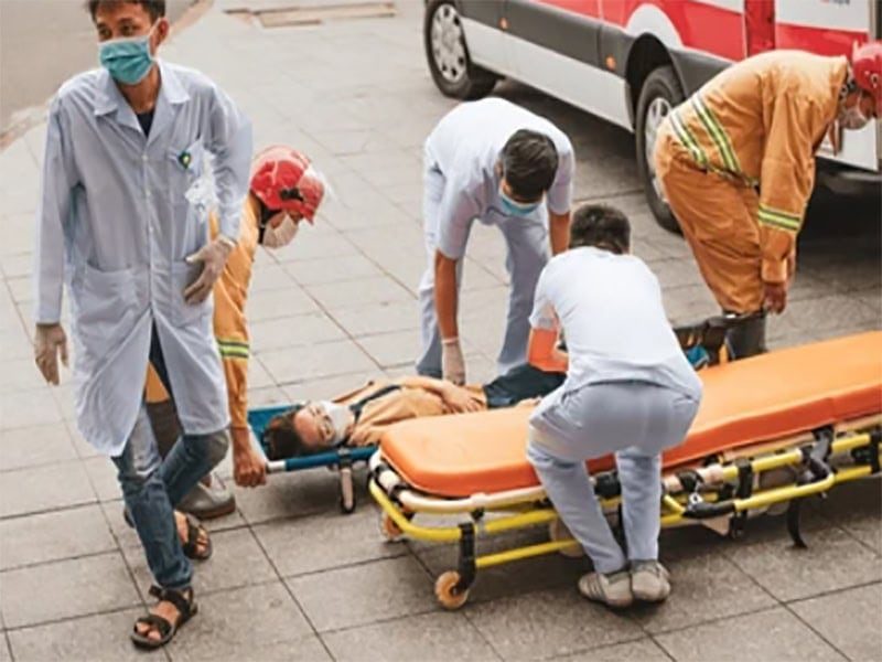 Fire Scene Rescue Hospital