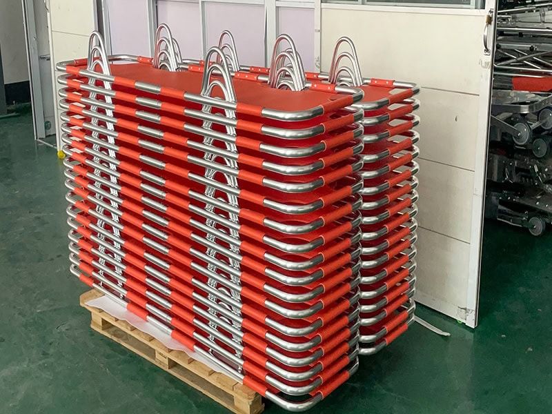Folding stretcher inventory