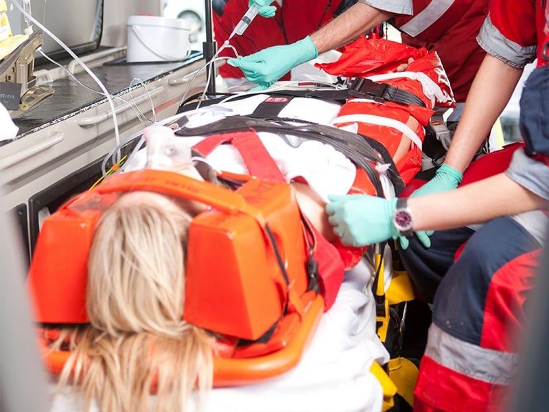 Hospital ambulance rescue scenario