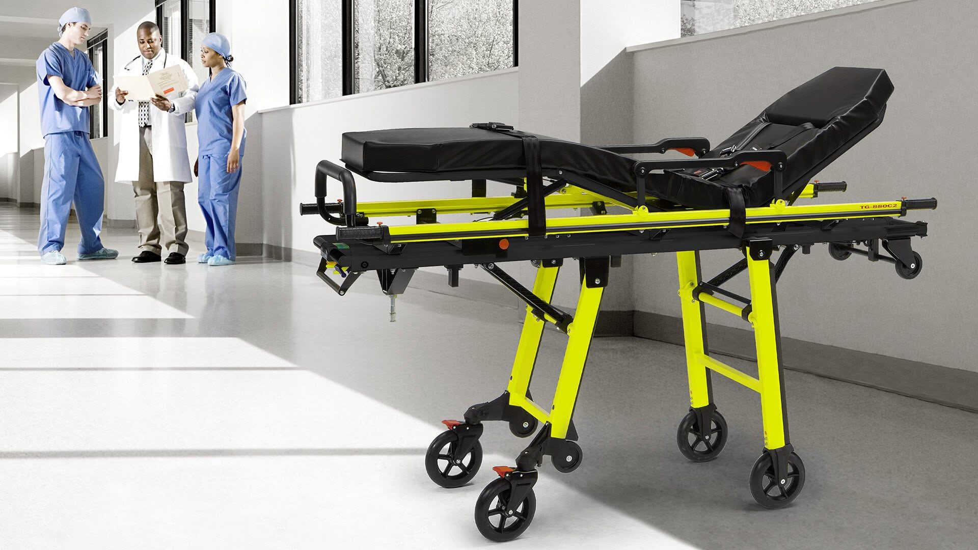 ambulance stretcher hospital